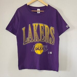Vintage Los Angeles Lakers T-Shirt / Large / NBA / LOGO7 / Single Stitch